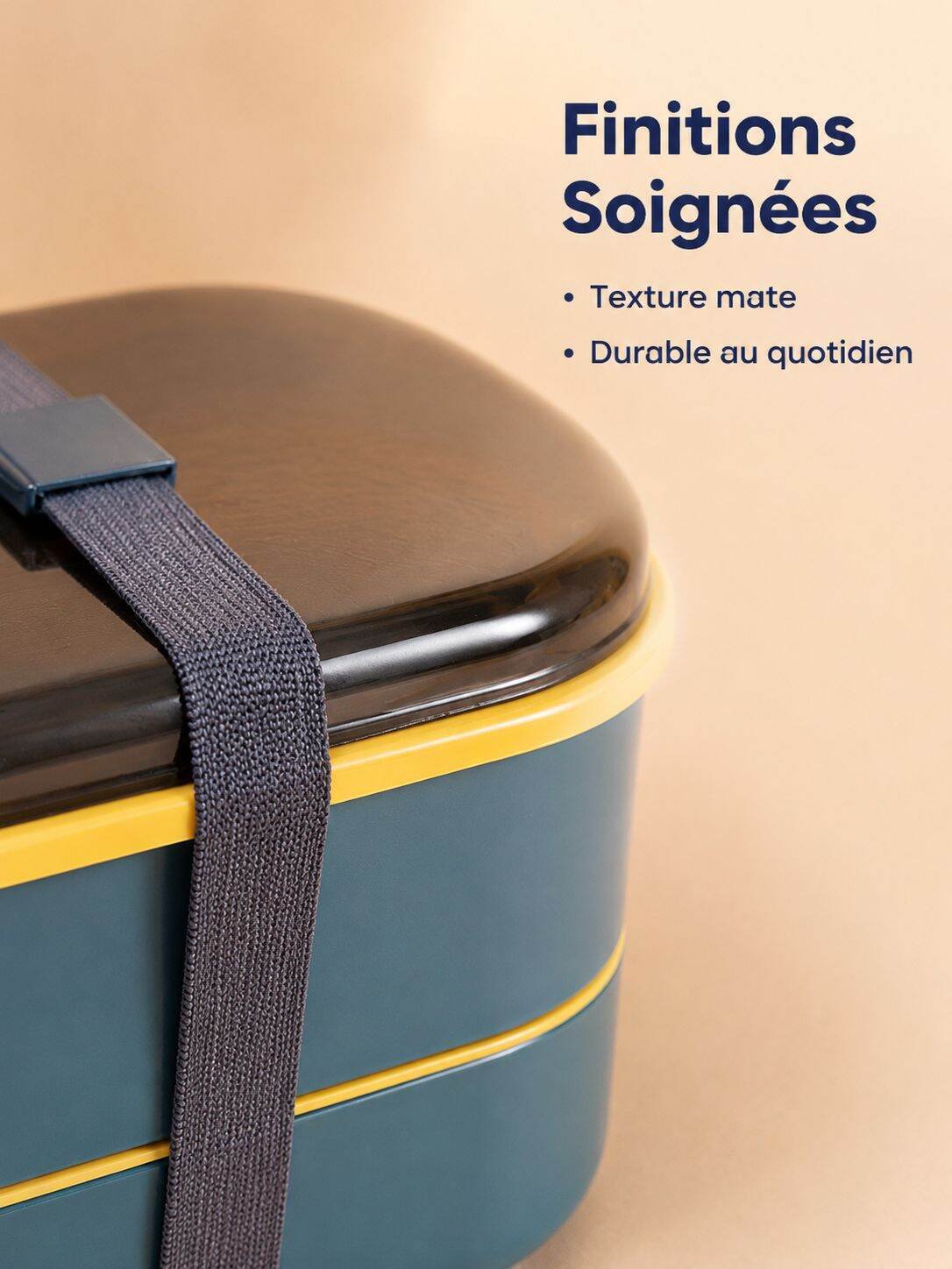 Lunch box minceur japonaise compartimentée, passe au micro-ondes