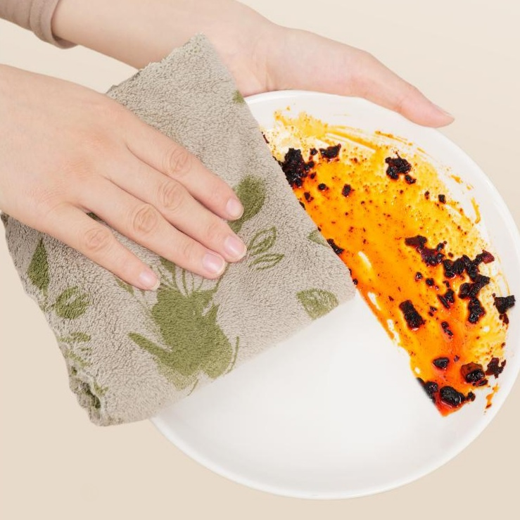 輕鬆去污小清新吸水不沾油清潔抹布