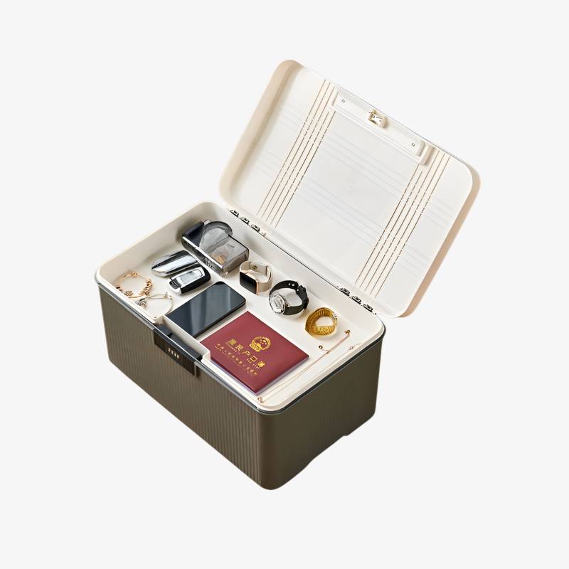 비밀번호 특대형 차량용 수납함 네일 대용량 수납함 자물쇠 대용량 비밀번호 수납함