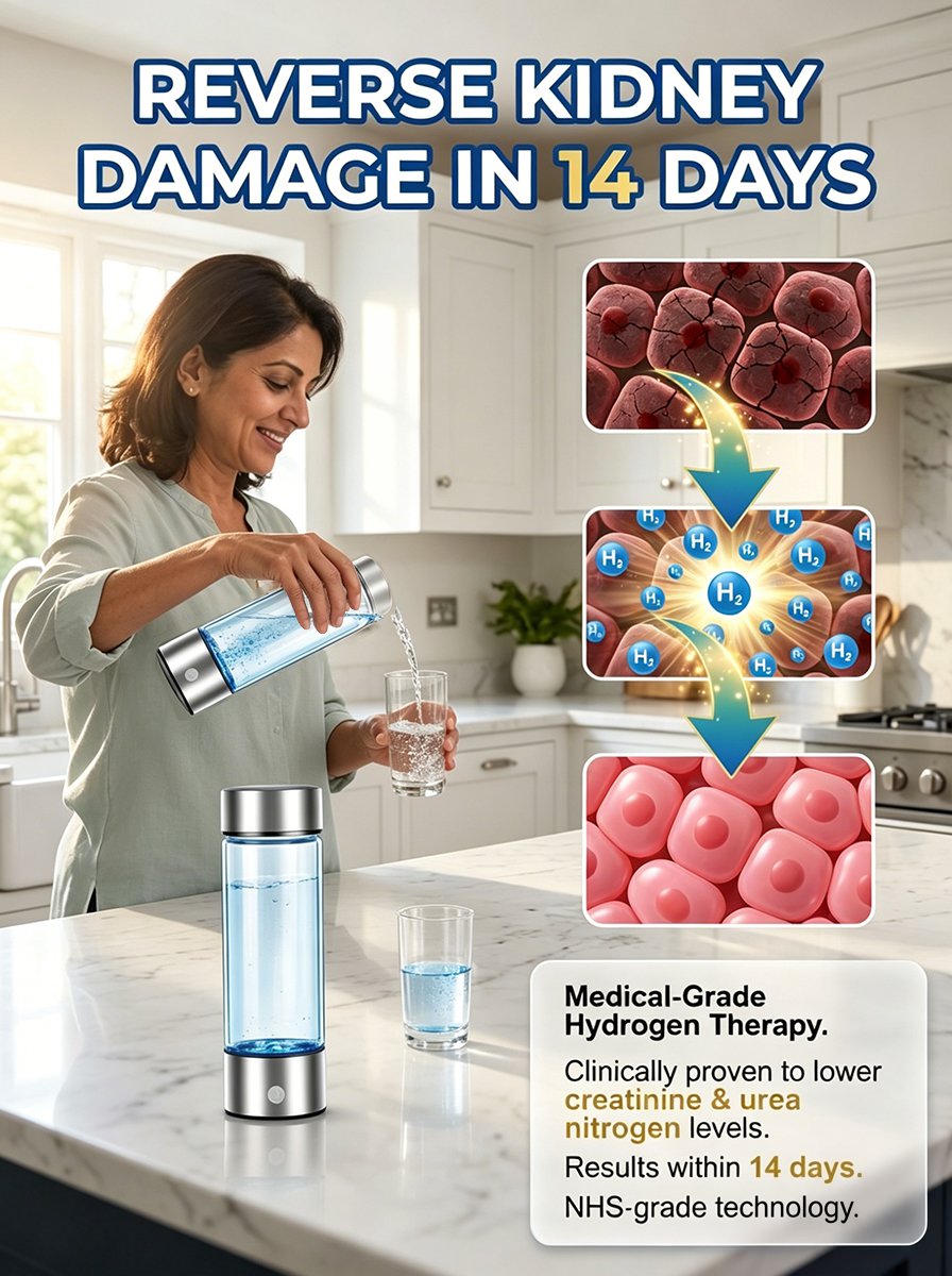 "Complete Cure for Kidney Disease" Kidney Care Hydrogen-Rich Water Cup