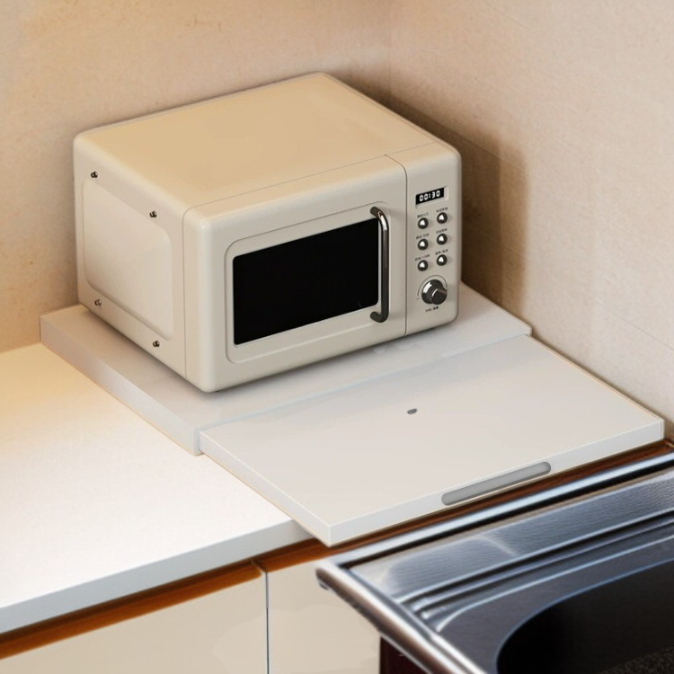 キッチン用電子レンジラックの全体画像