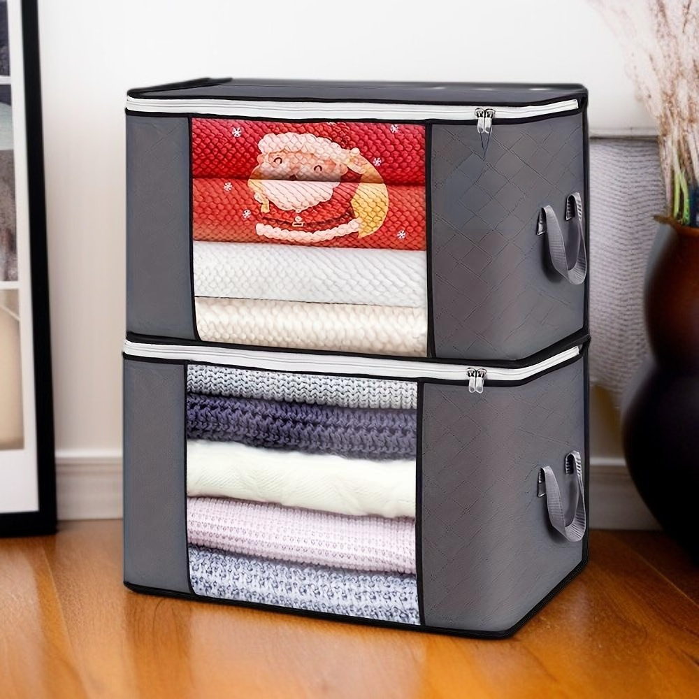 먼지 방지 기능이 있는 퀼트 옷 가방