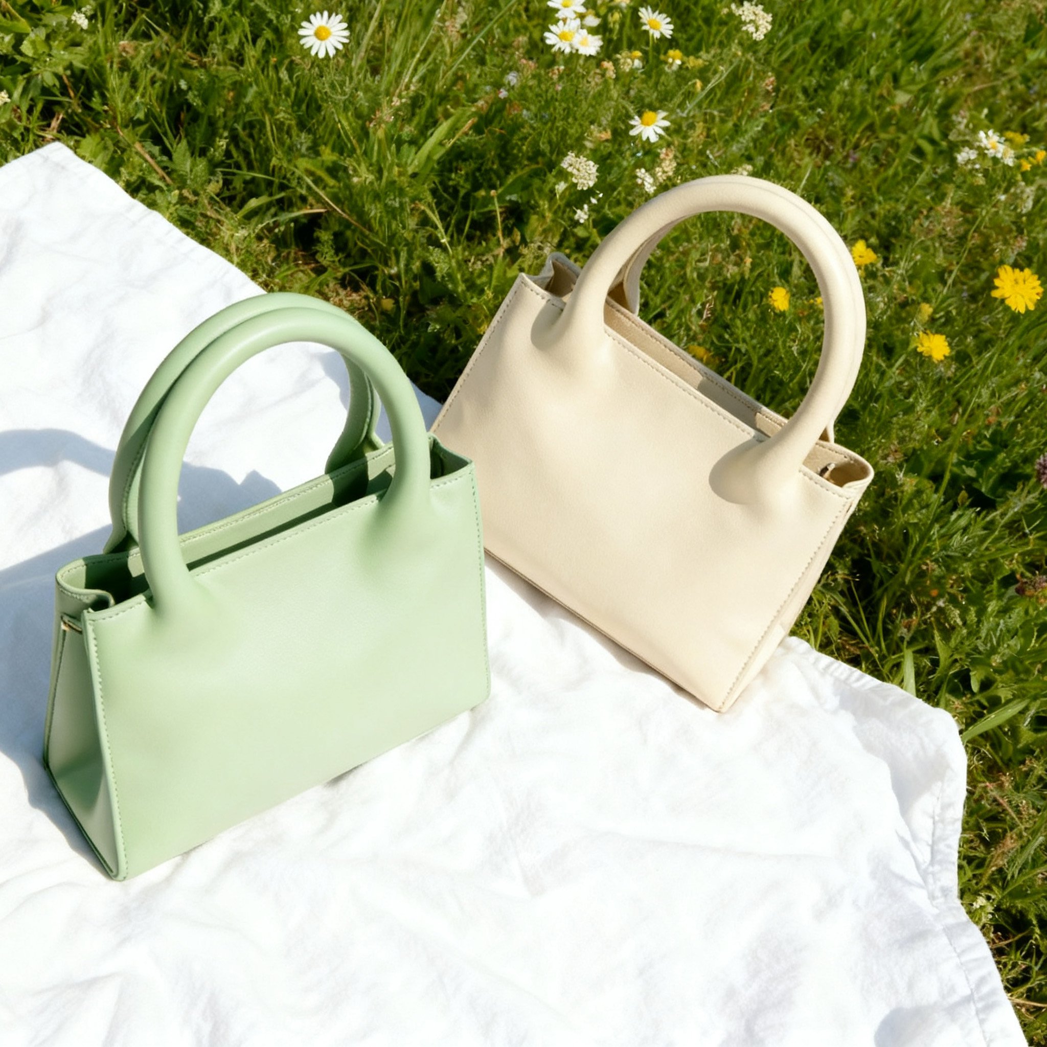 우아한 PU 가죽 핸드백 세트 전체 이미지