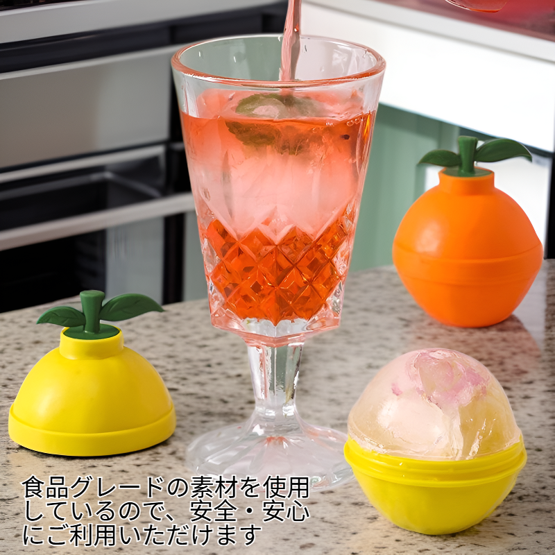 家庭用丸型アイストレイ ウイスキーアイスモールド 食品グレード氷メーカー