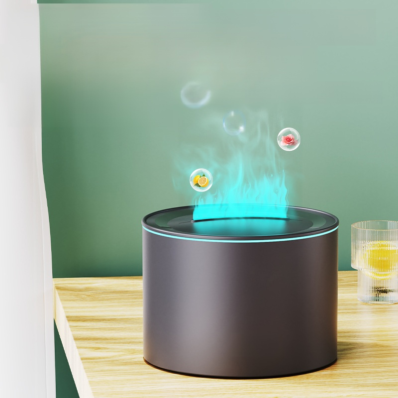 가정용 미니 자동분향기 컬러 꽃병 아날로그 화염향기 침실 미니 가습기 분향기