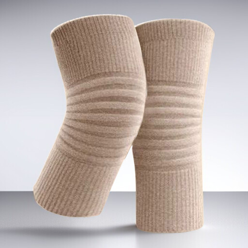 미끄럼 방지 보온 캐시미어 무릎 보호대