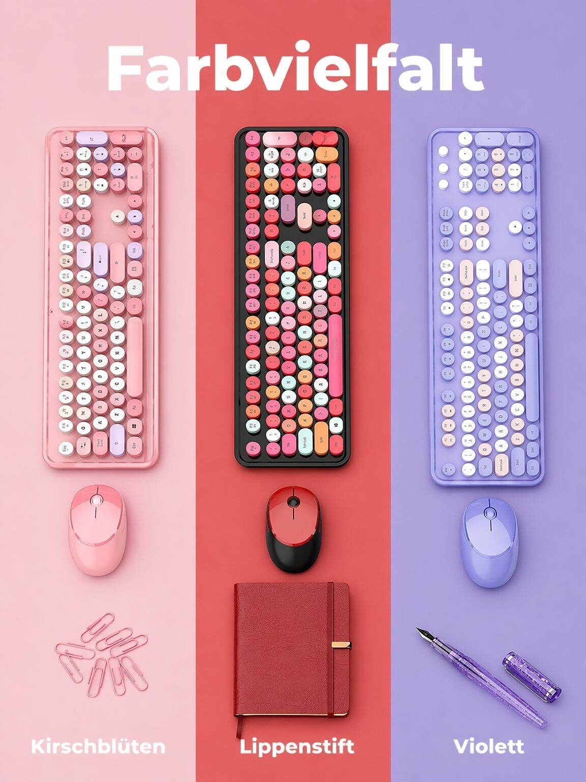 4G kabelloses Tastatur- und Maus-Set