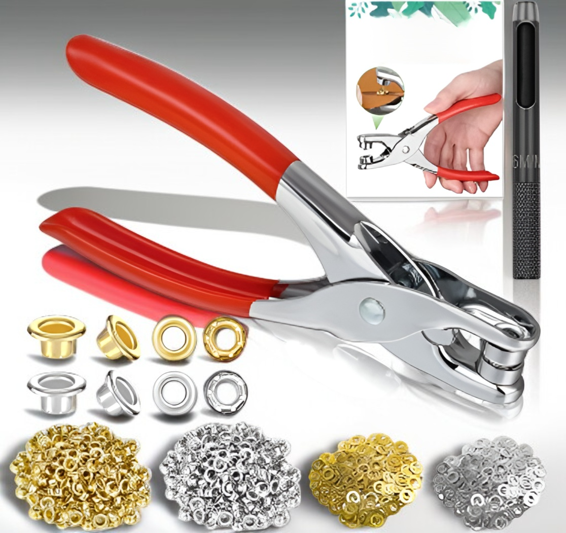 Blumenösen-Werkzeugset mit verschiedenen Werkzeugen und Ösen