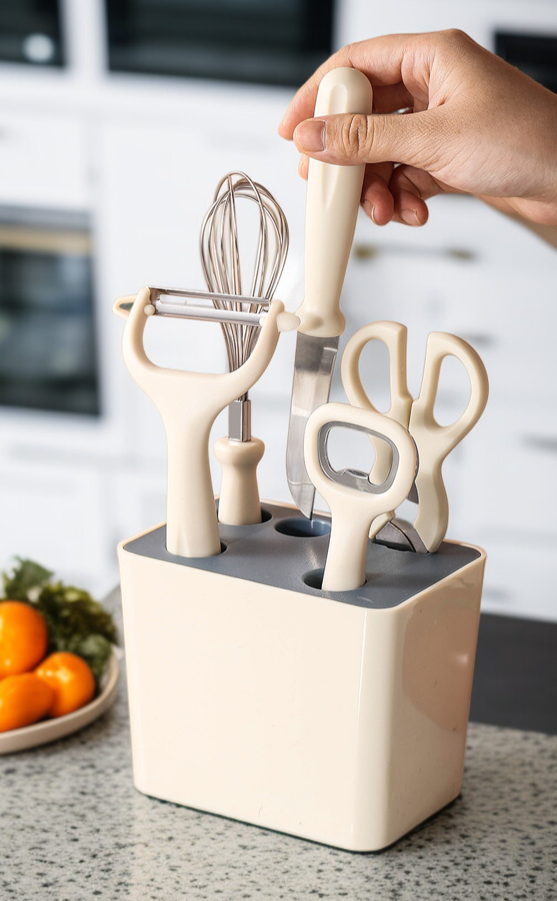 주방을 깔끔하게 정리하는 6종 세트