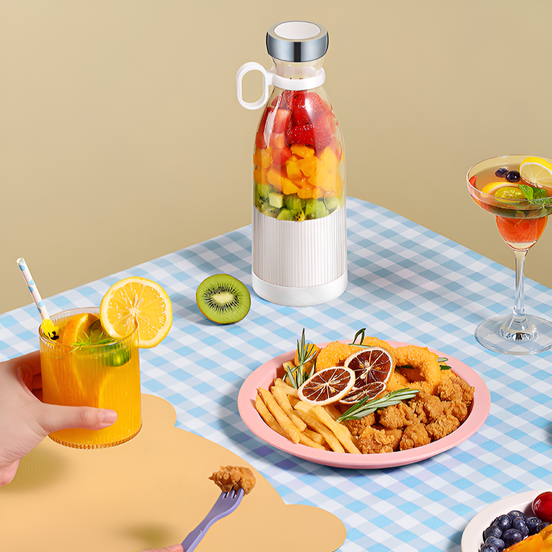 แก้วเชคเกอร์สำหรับปั่นน้ำผลไม้แบบพกพา