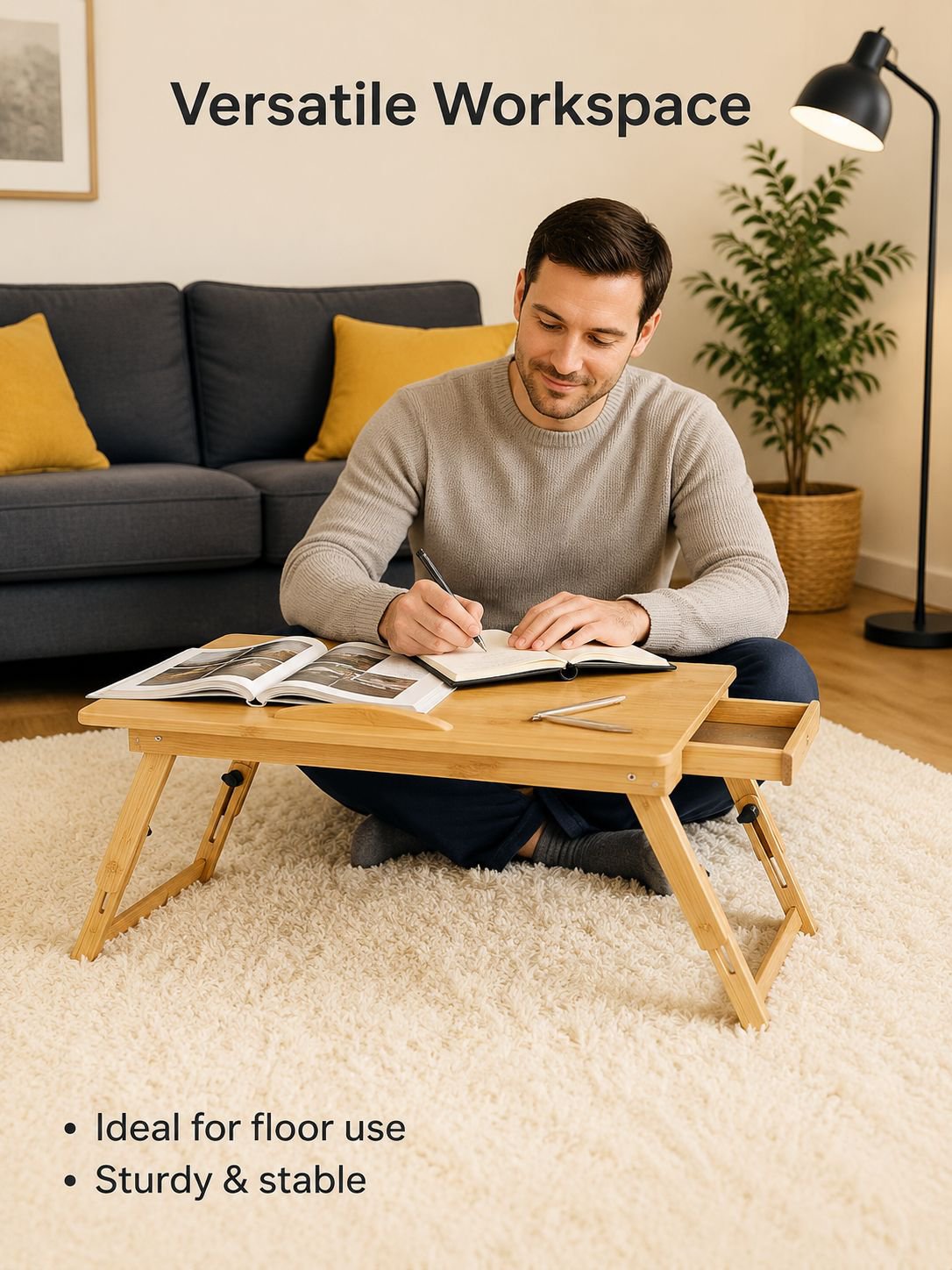 Home Lazy Bed Folding Table