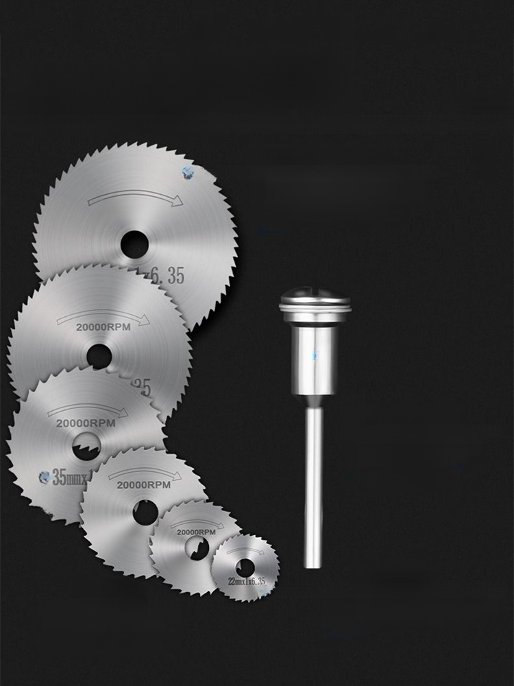 고속강 원형 톱날 전동 그라인더 절단 세트