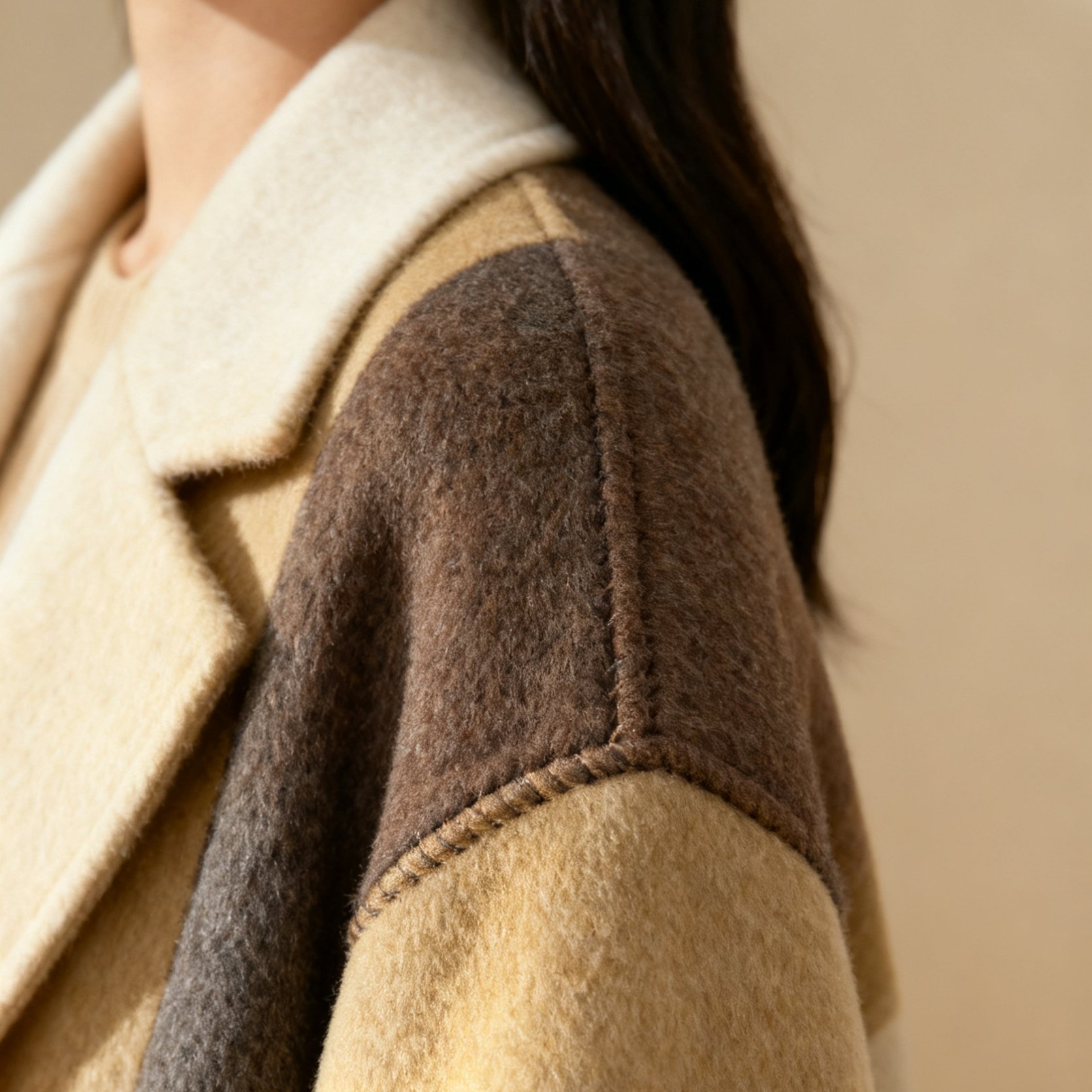 여성 겨울 코트 스타일링 샷