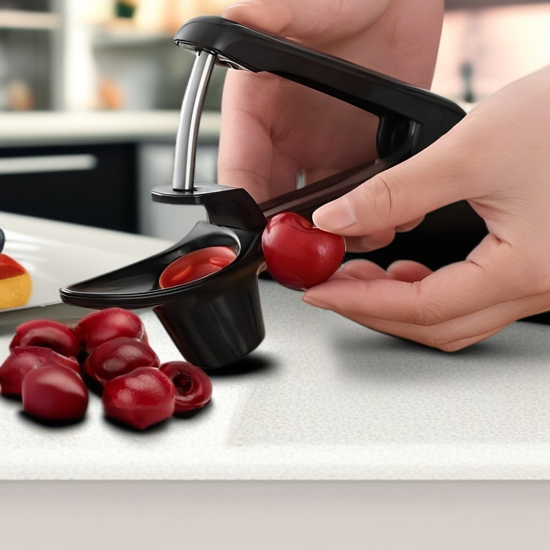 Deshuesador de cerezas portátil, herramienta de cocina multifuncional