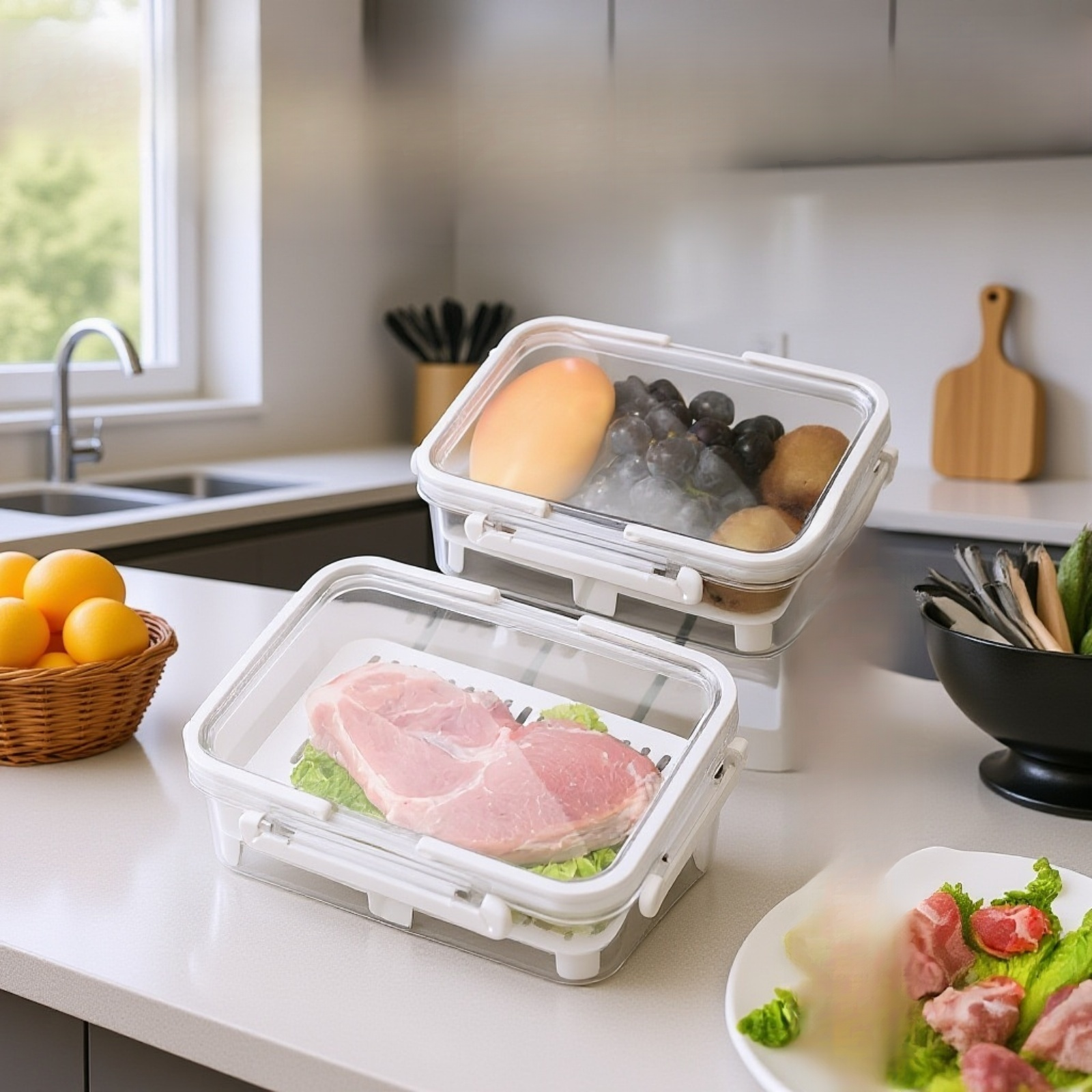 Tragbare Frischhaltebox für den Außenbereich, Frühlingsausflug, Camping, Picknick, mobiler Kühlschra