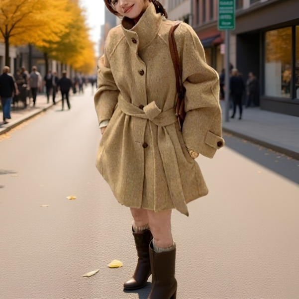 나른한 모직 코트