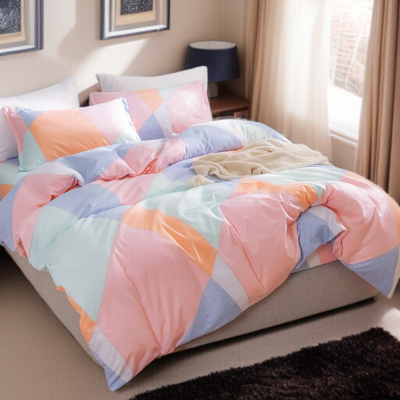 Autumn Quilt Cover Single Piece Three Piece Set Four Piece Set Student Dormitory Bedding