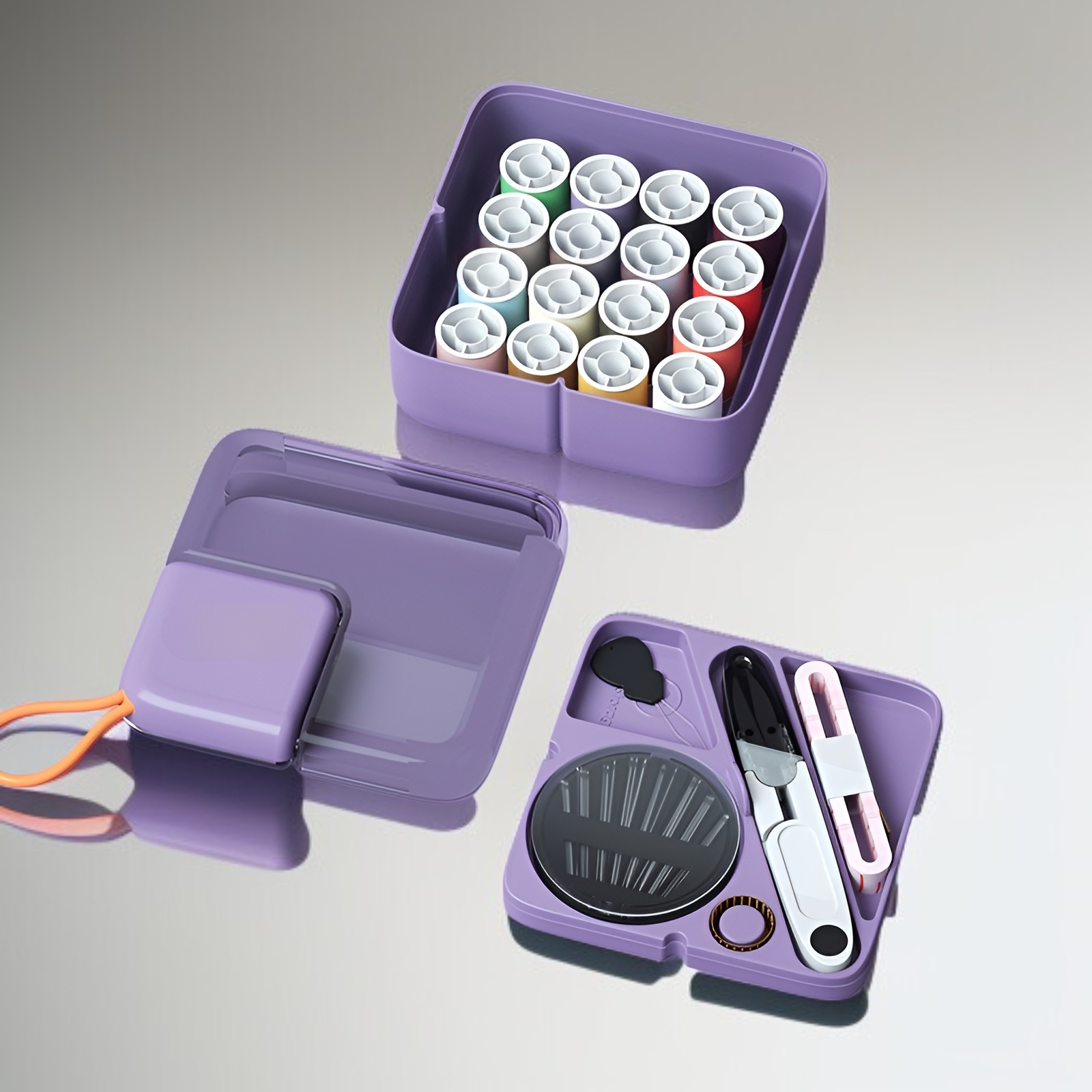 針線盒內部收納隔層設計