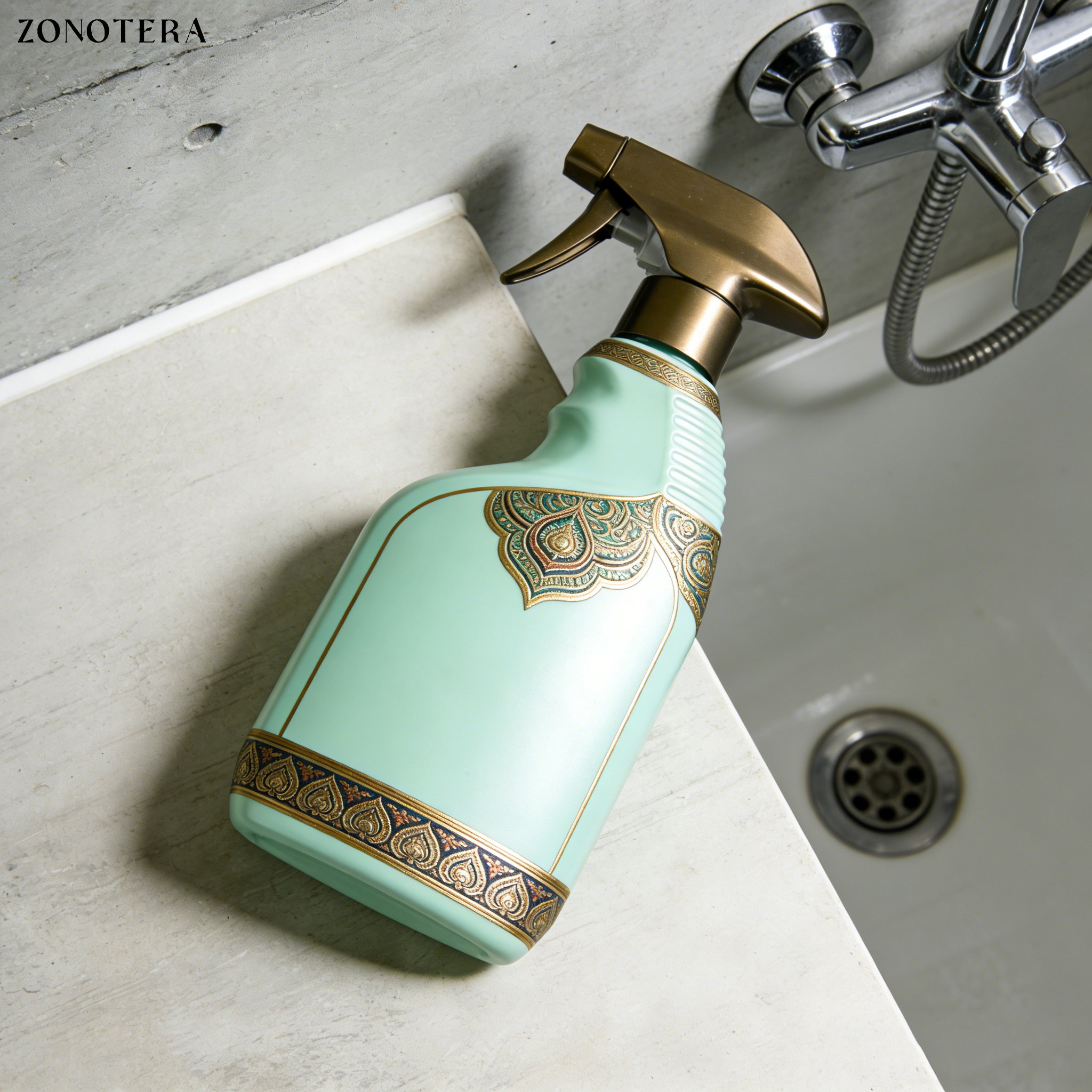 น้ำยาทำความสะอาดขจัดคราบในห้องอาบน้ำ