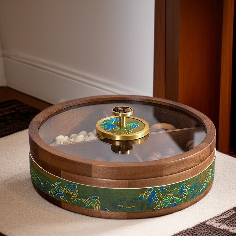 精巧なナッツ＆ドライフルーツ収納ギフトボックス 高級リビングテーブル用