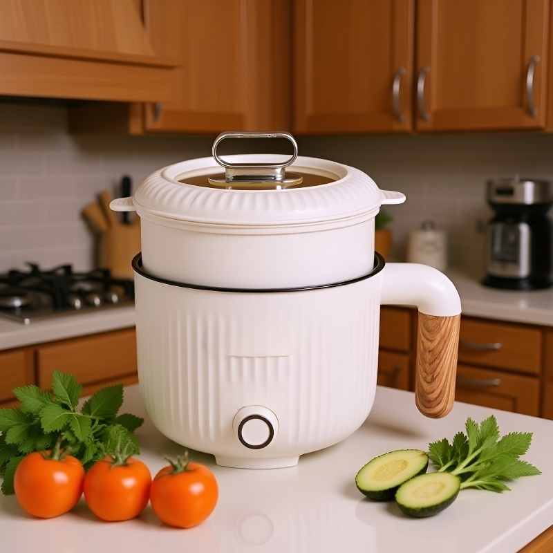 多機能ステンレス製ミニ電気調理器