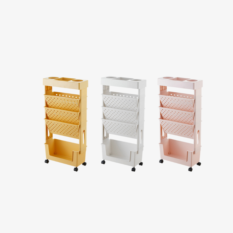 Space-saving desk shelf organizer with modern design