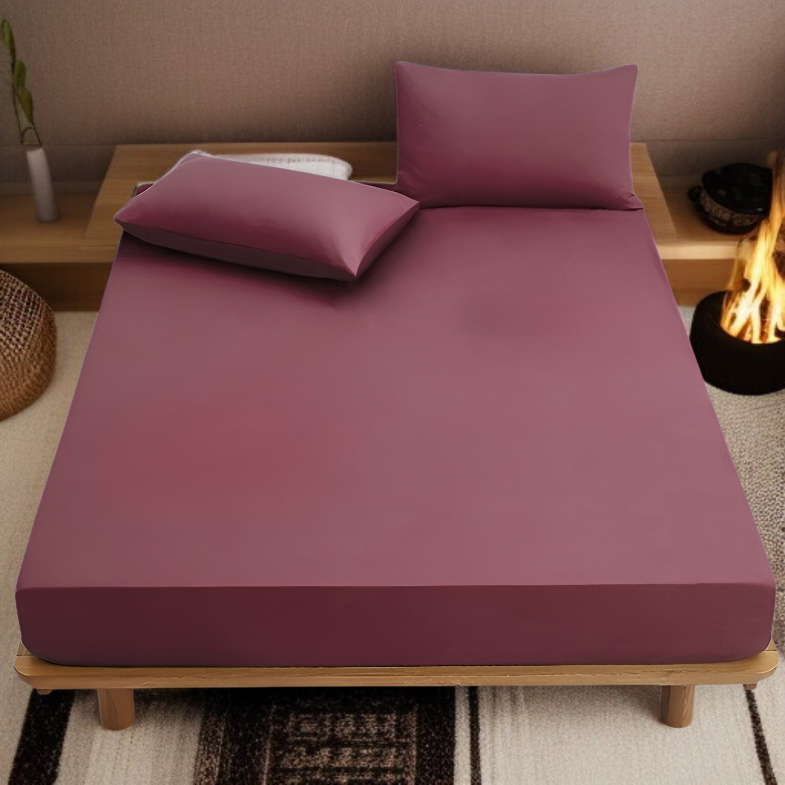 防水シーツ、通気性シーツ、無地シーツ、ホテルマットレスカバー