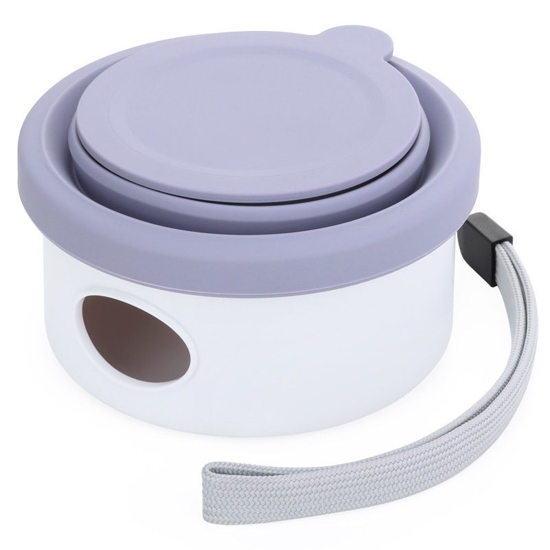 Bol pliable multifonction en silicone avec étui portable