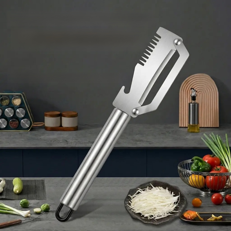Multi-functional Stainless Steel Handle Peeler