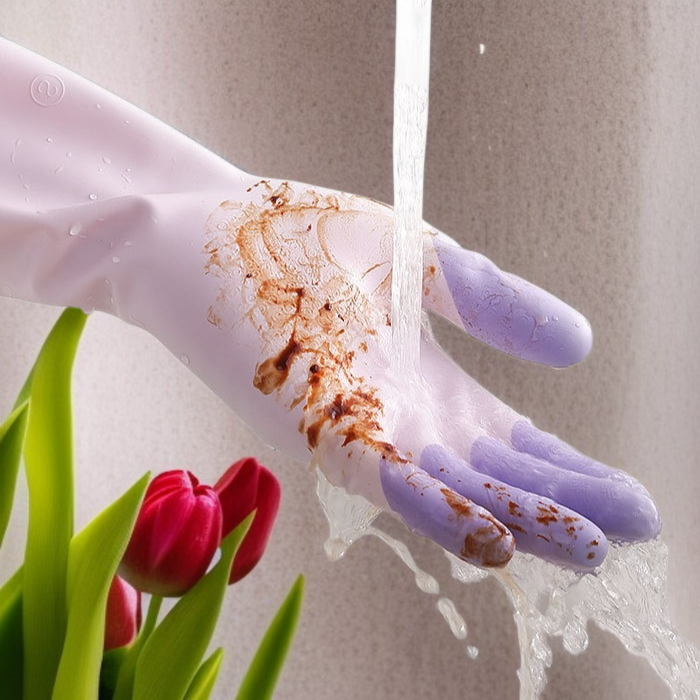 Nonslip Waterproof Oil-resistant Kitchen Gloves Wear-resistant Reusable Safe Reliable