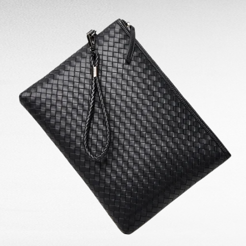 Stylish PU Leather Handbag, Large Capacity Storage Bag, Men's Clutch