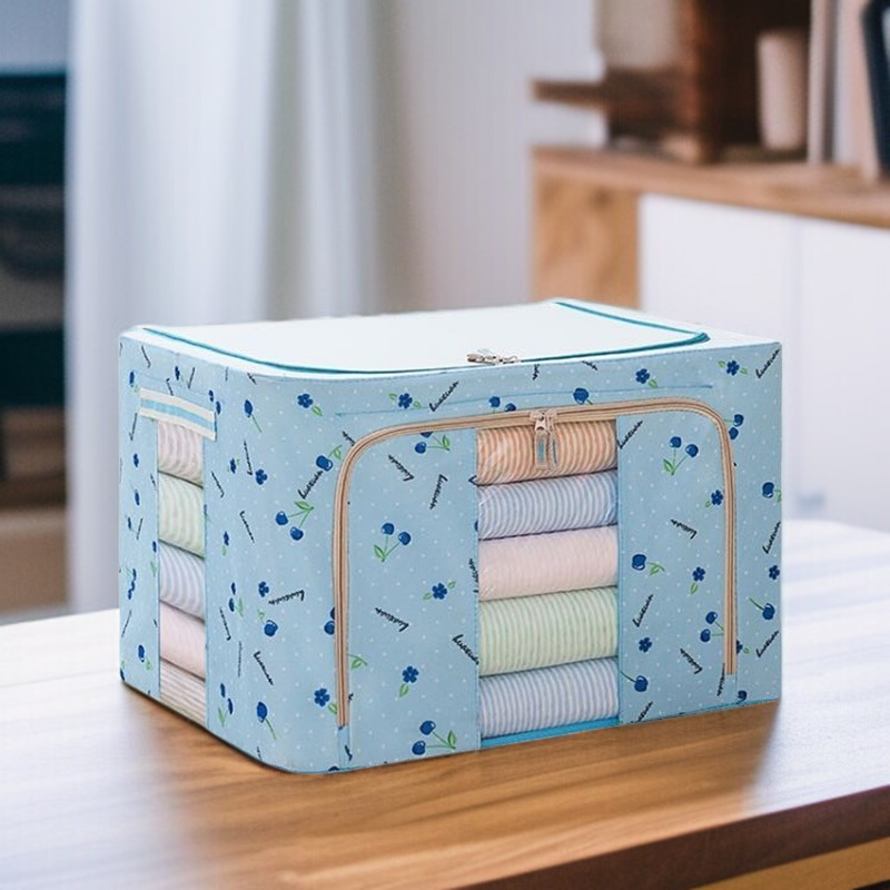 가정용 수납함 접이식 백납장 의류 정리함 이불 수납함 가정용 옷장 수납