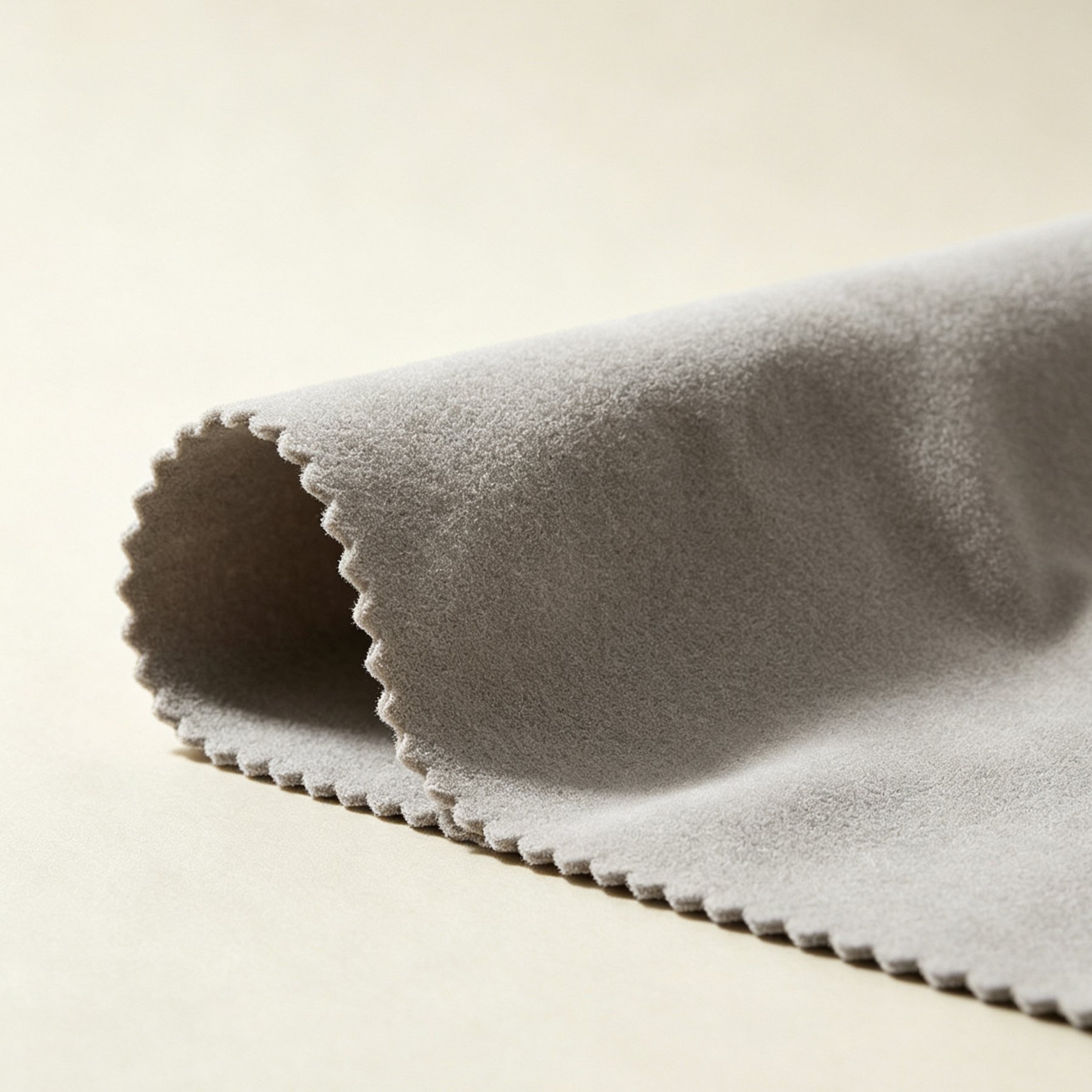 Microfiber cleaning cloth wiping eyeglass lens