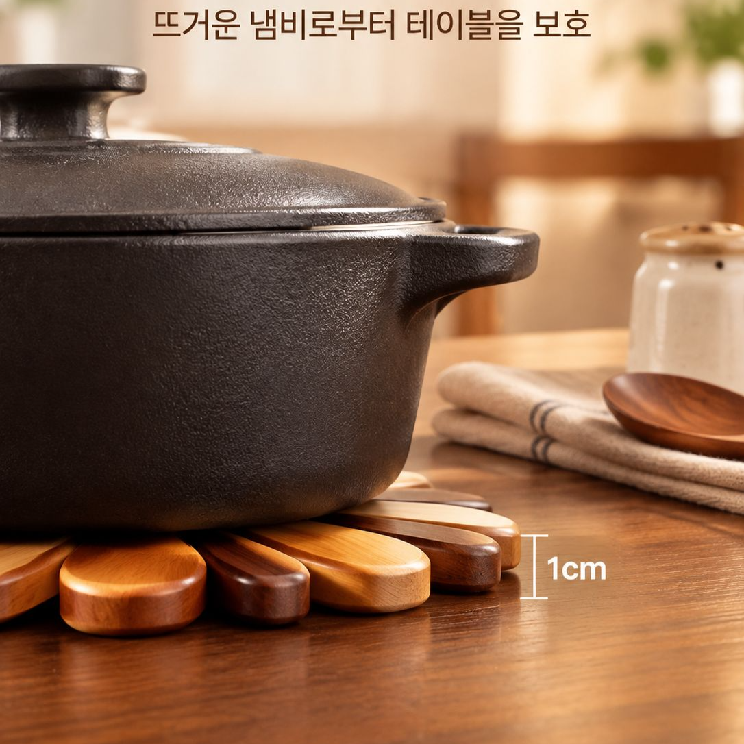 내열 냄비받침 식기장 장식품