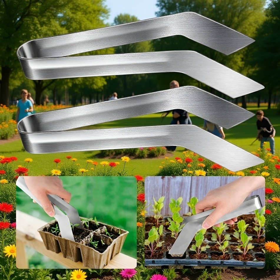 Narzędzie do przesadzania roślin w użyciu