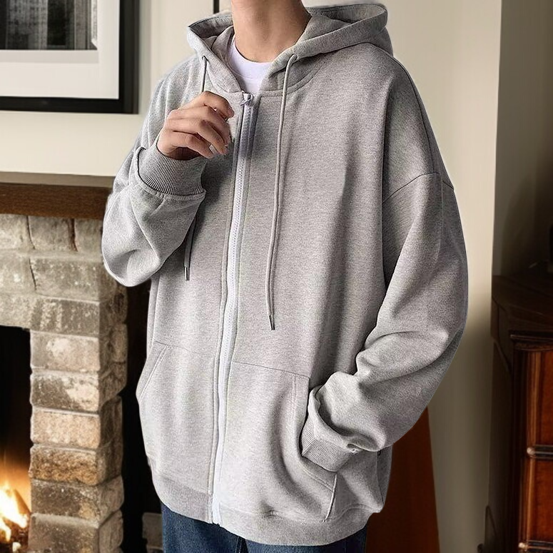 커플 헤비 가을 카디건 맨투맨 상의 아우터 재킷 남자 옷