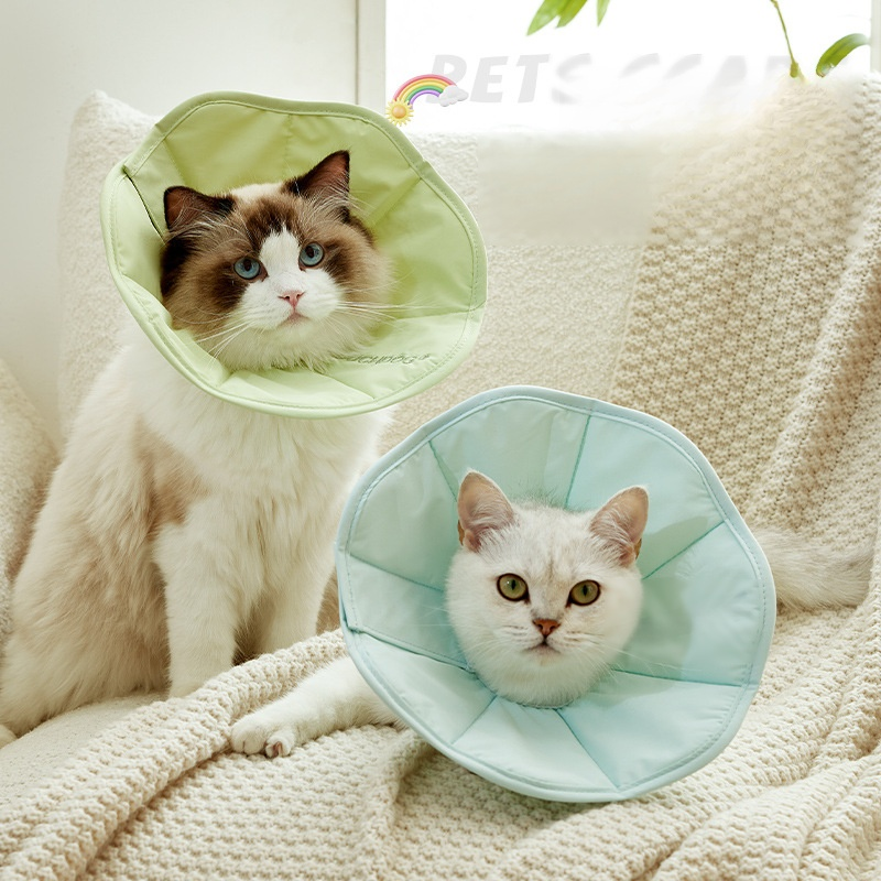 Pet Cat Anti-licking Anti-biting Neck Collar Elizabeth Head Cover Escape-resistant Design