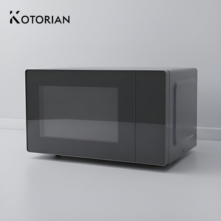 Moderní mikrovlnná trouba v kuchyni