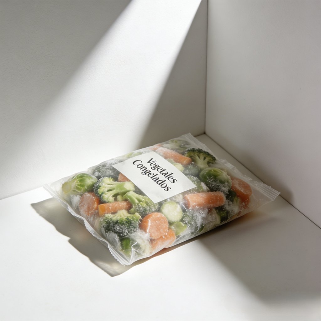 Mezcla de vegetales congelados lista para cocinar
