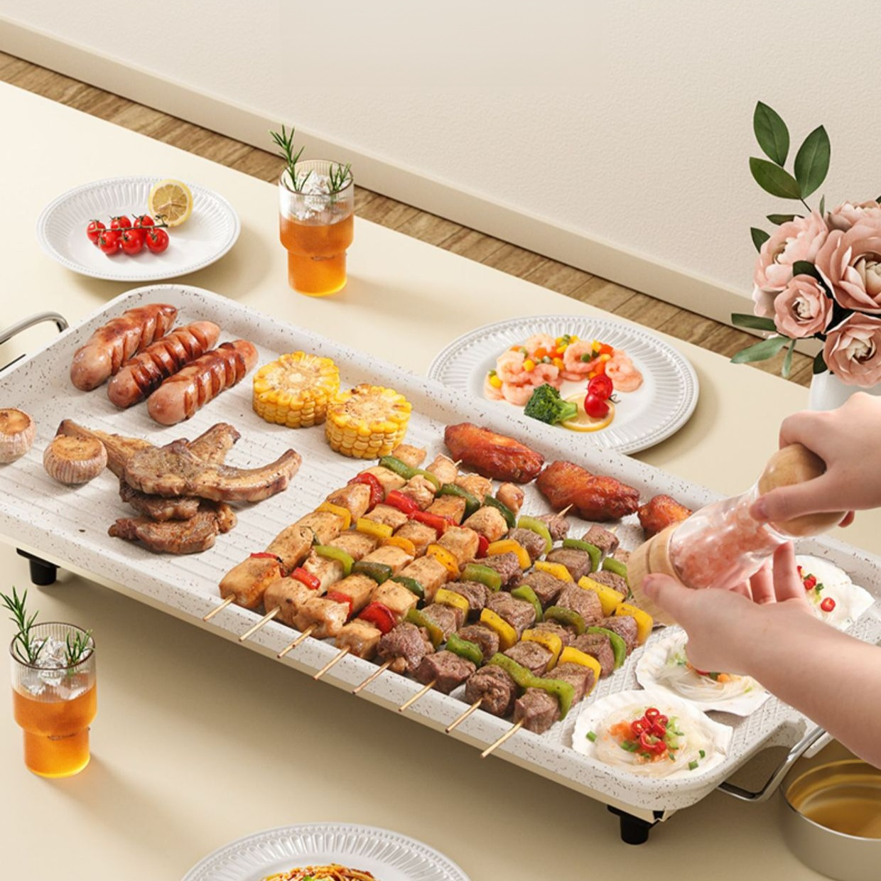 煙の出ない電気ベーキングパン