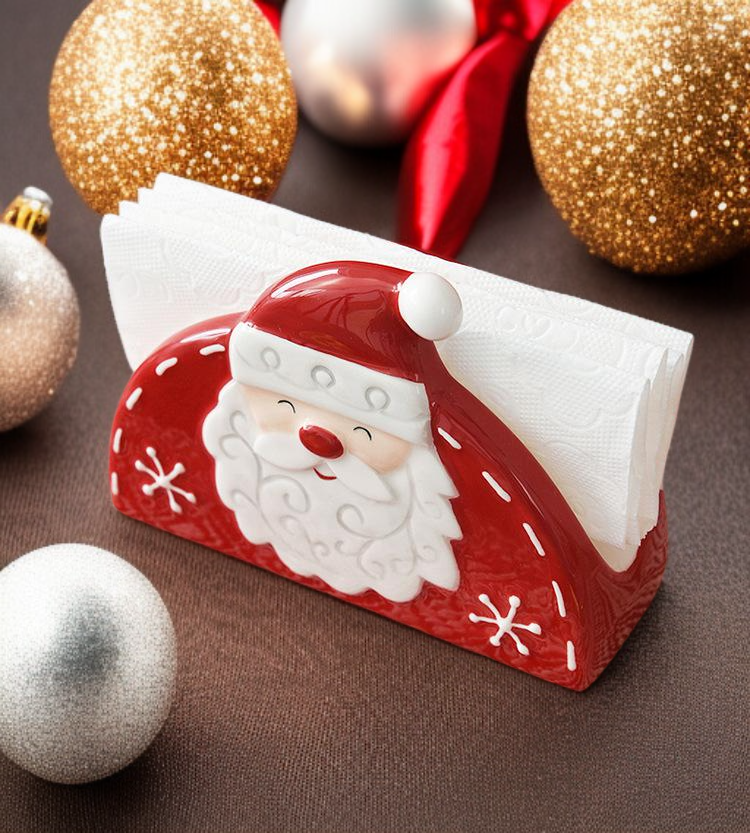 다양한 각도에서 본 만화 캐릭터 티슈 홀더