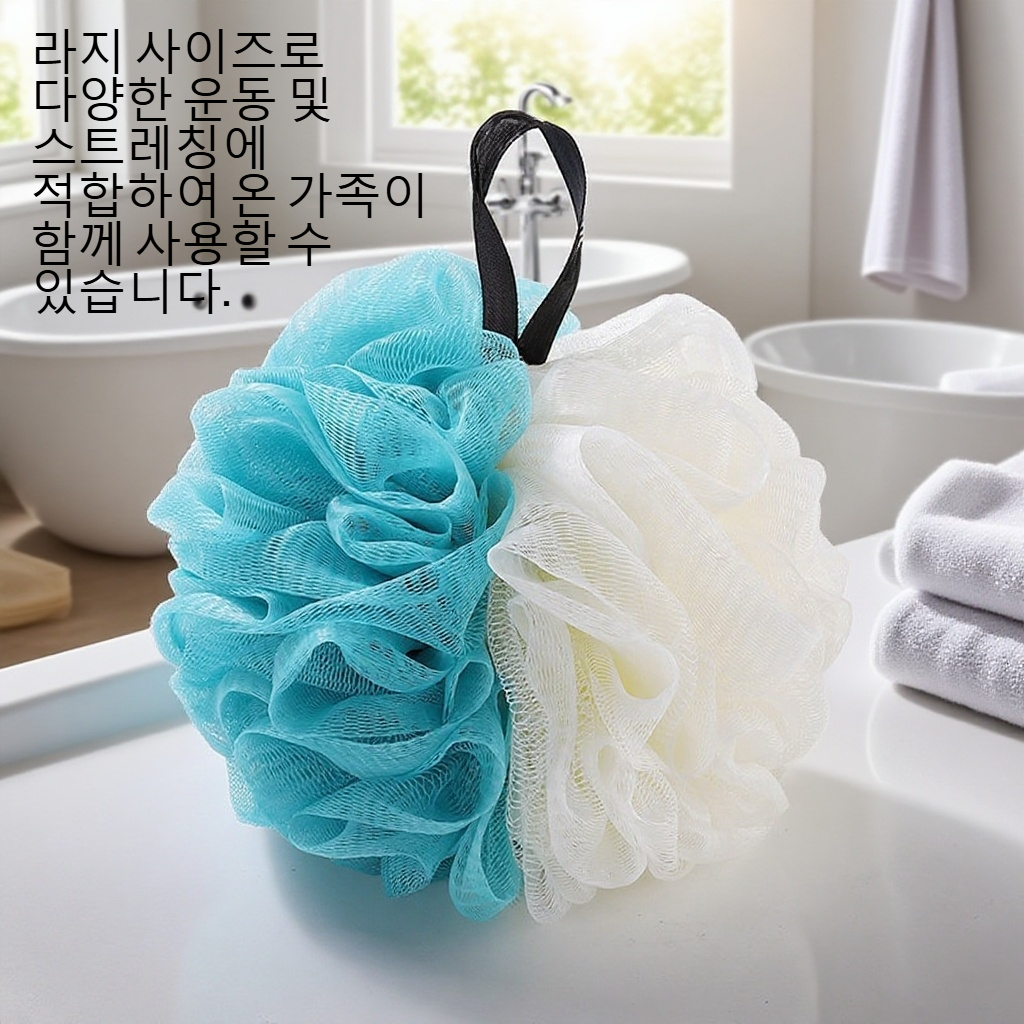 라지 컬러 배색 바디 볼