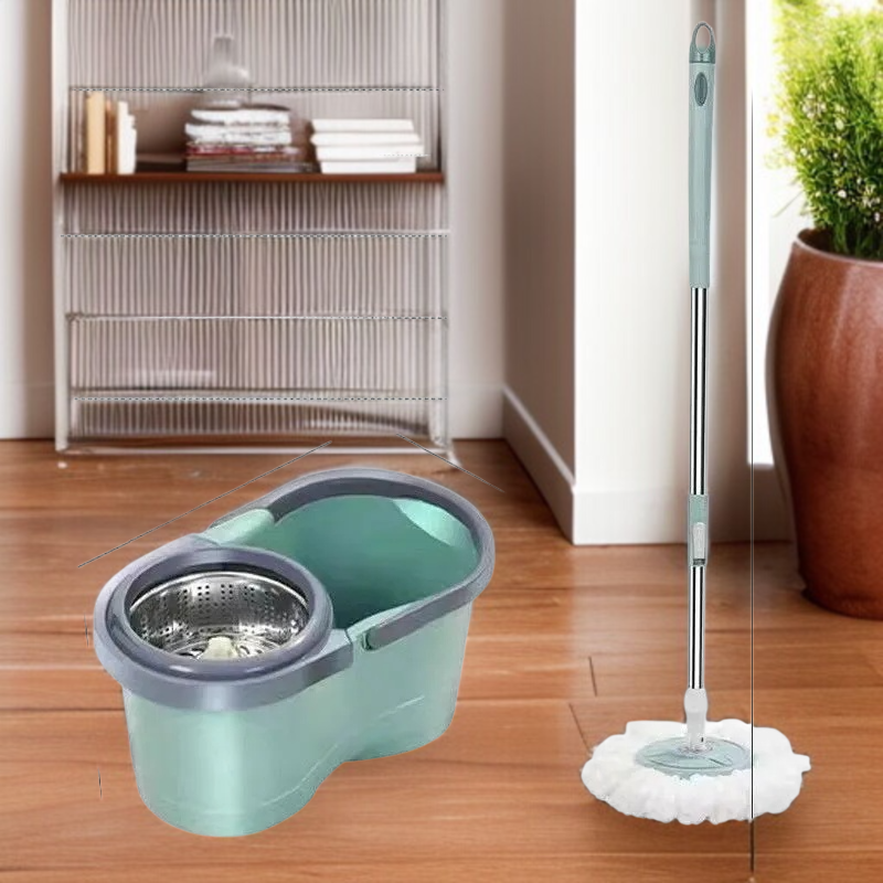 가정용 원터치 전자동 회전 밀대 손세탁 밀대통 게으름뱅이 밀대통 탈수 세트