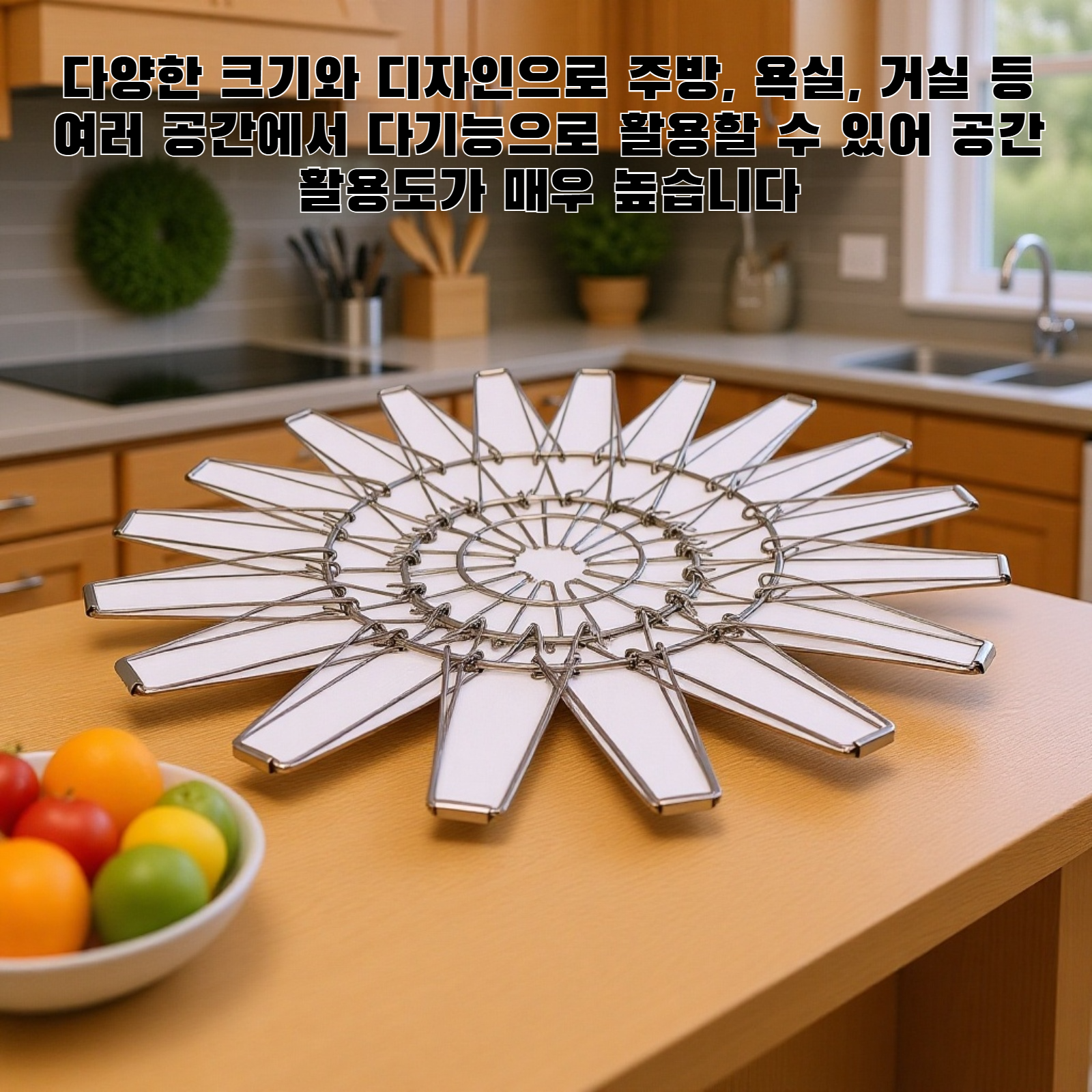 단철 다기능 수납 바구니