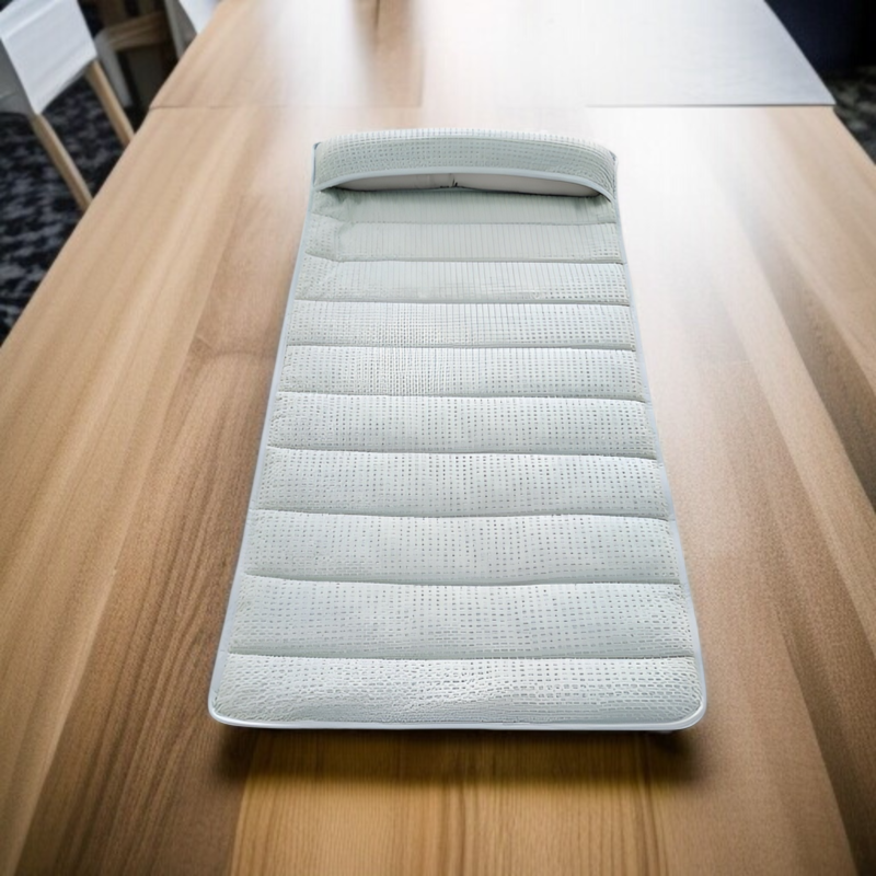 旅行に欠かせない調節可能な首の保護睡眠枕カバーキルトトラクション円筒形枕コア頭皮