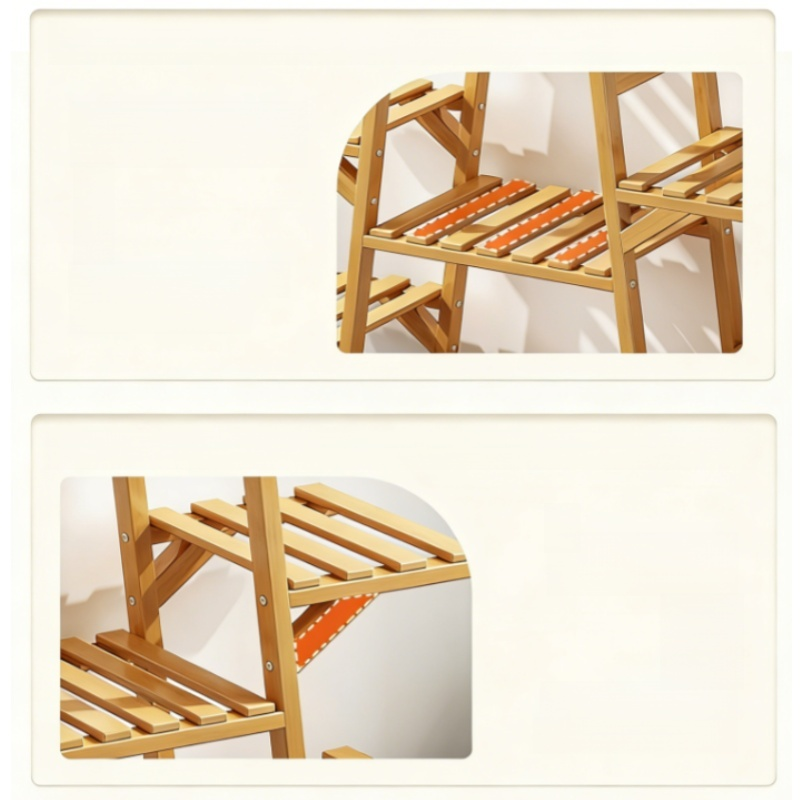 陽台客廳藤條多層花架多肉植物花盆架