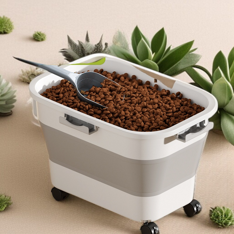 곡물보관수납함 곡물보관함 밀폐접이식방습수납함