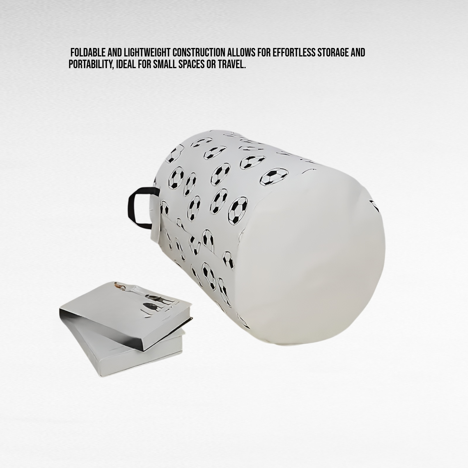 Oversized Bathroom Laundry Hamper – Foldable Dirty Clothes Organizer