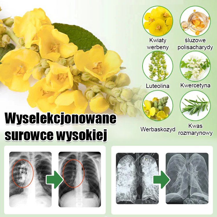 Kwiatowe pręciki do oczyszczania płuc