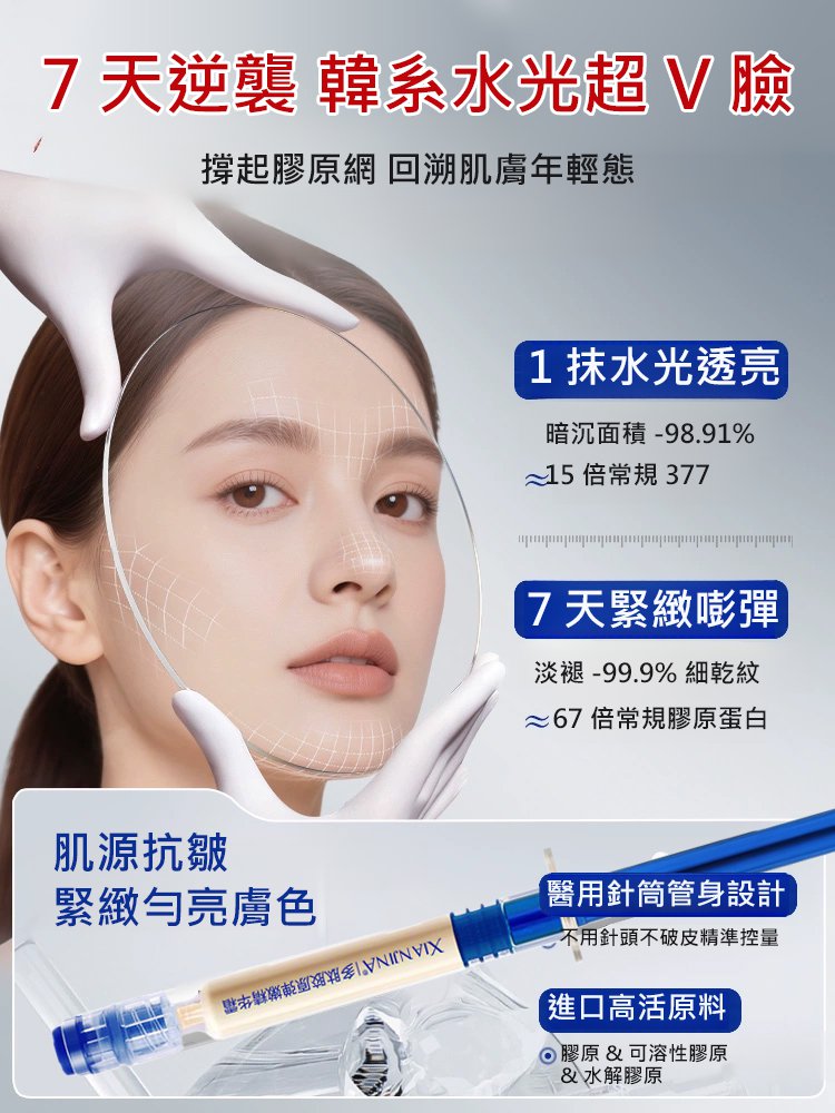 【皺紋一抹消】多肽針管填充膠原霜